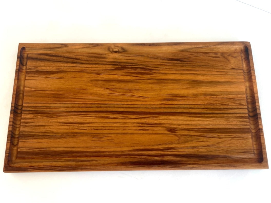 Teak Wood Cutting Board with Juice Groove – 19.25” x 10.50”