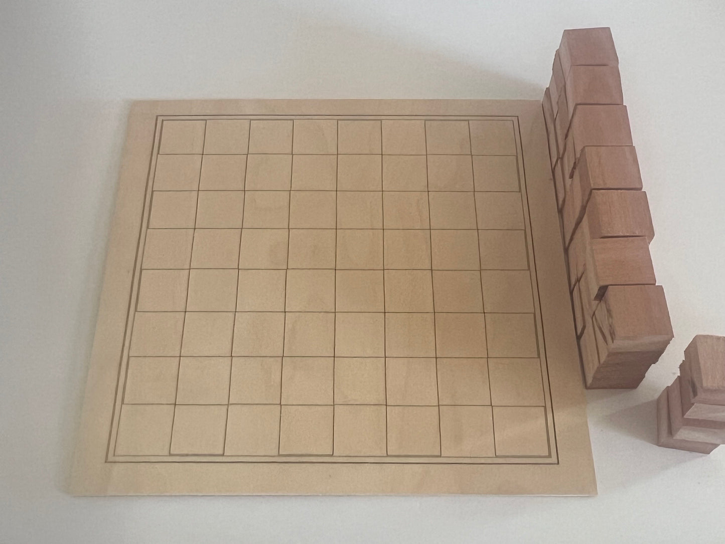 Red Grandis Wood with Turquoise Green Epoxy Chess Board – 13" x 13"