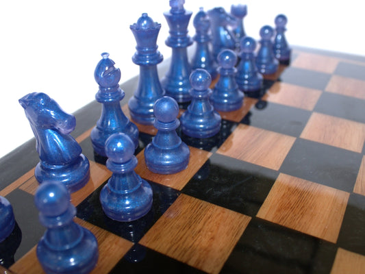 Custom Resin Chess Piece Set - 16 pieces