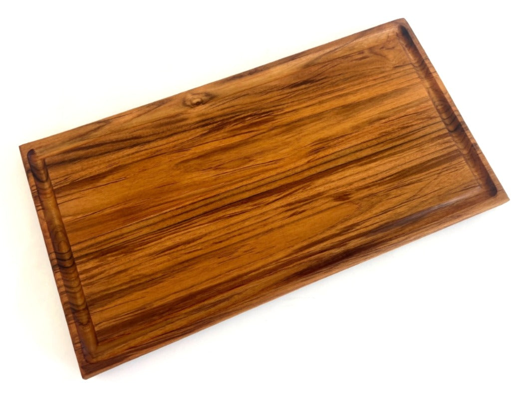 Teak Wood Cutting Board with Juice Groove – 19.25” x 10.50”