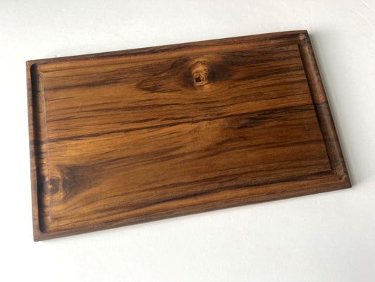 Teak Wood Cutting/Serving Board with Juice Groove - 16.5" x 10"