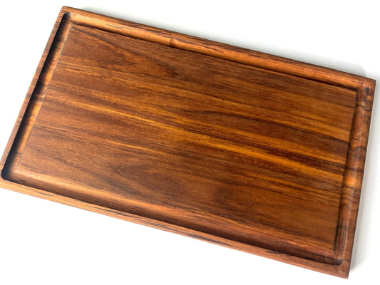Teak Wood Cutting/Serving Board with Juice Groove - 16.5" x 10"