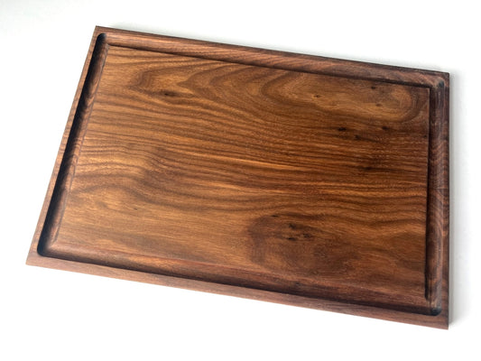 Walnut Wood Cutting/Serving  Board with juice Groove - 16.5" x 11"