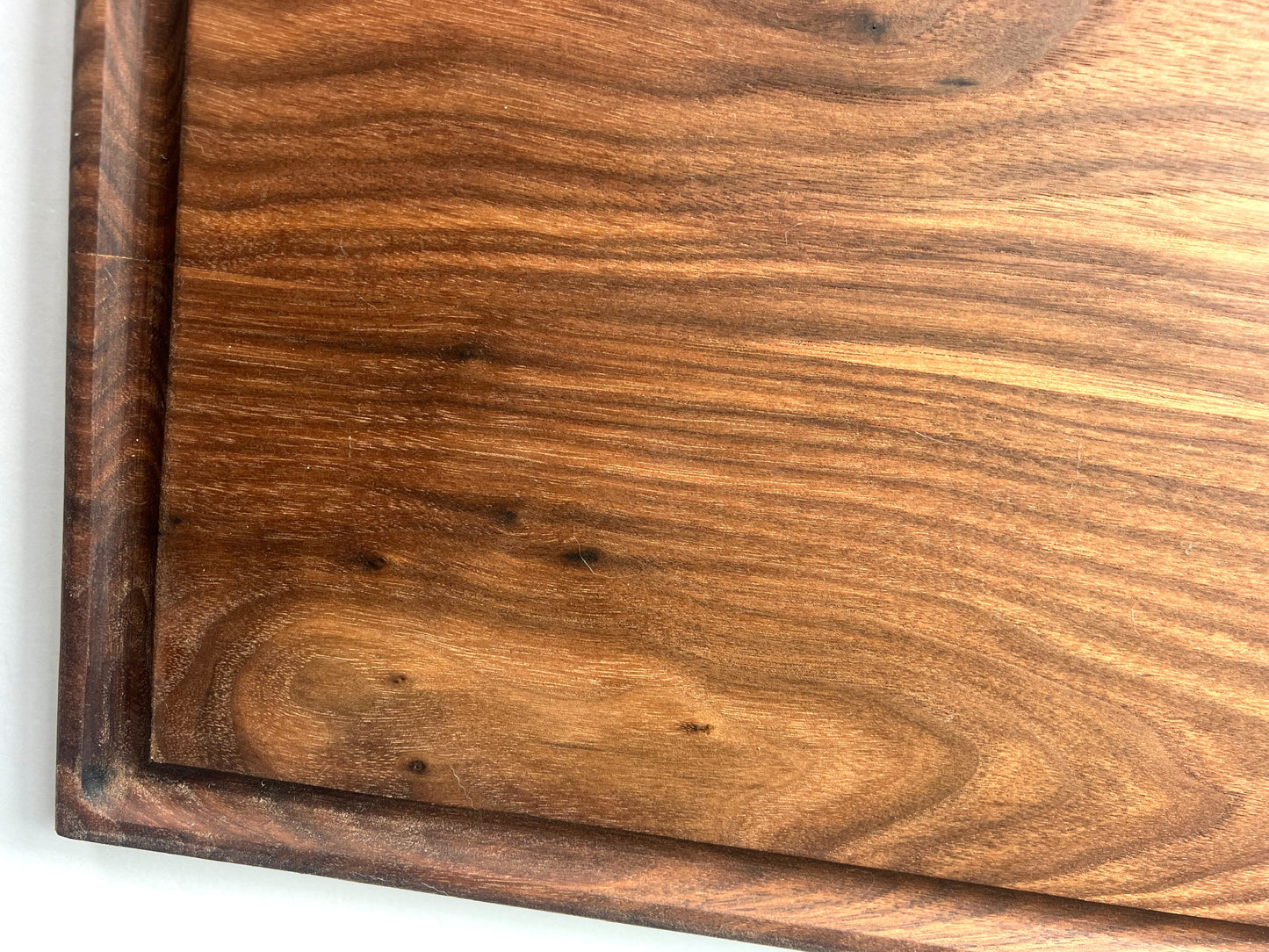 Walnut Wood Cutting/Serving  Board with juice Groove - 16.5" x 11"