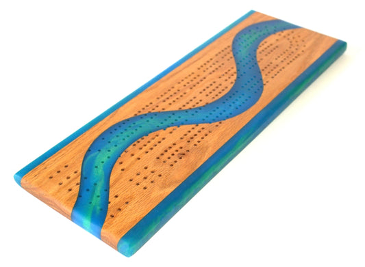 Custom Cribbage Board - 15" x 5"