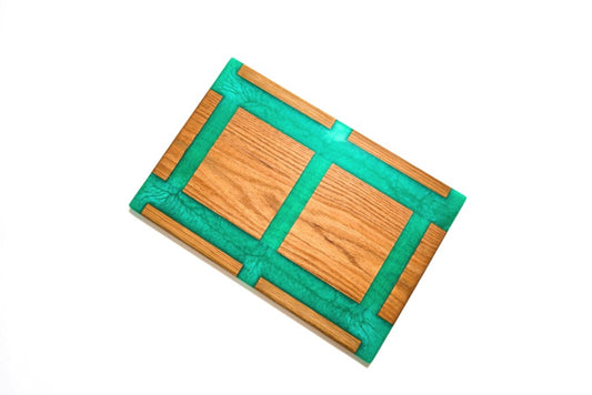 Custom Charcuterie/Serving Board - Geometric Design